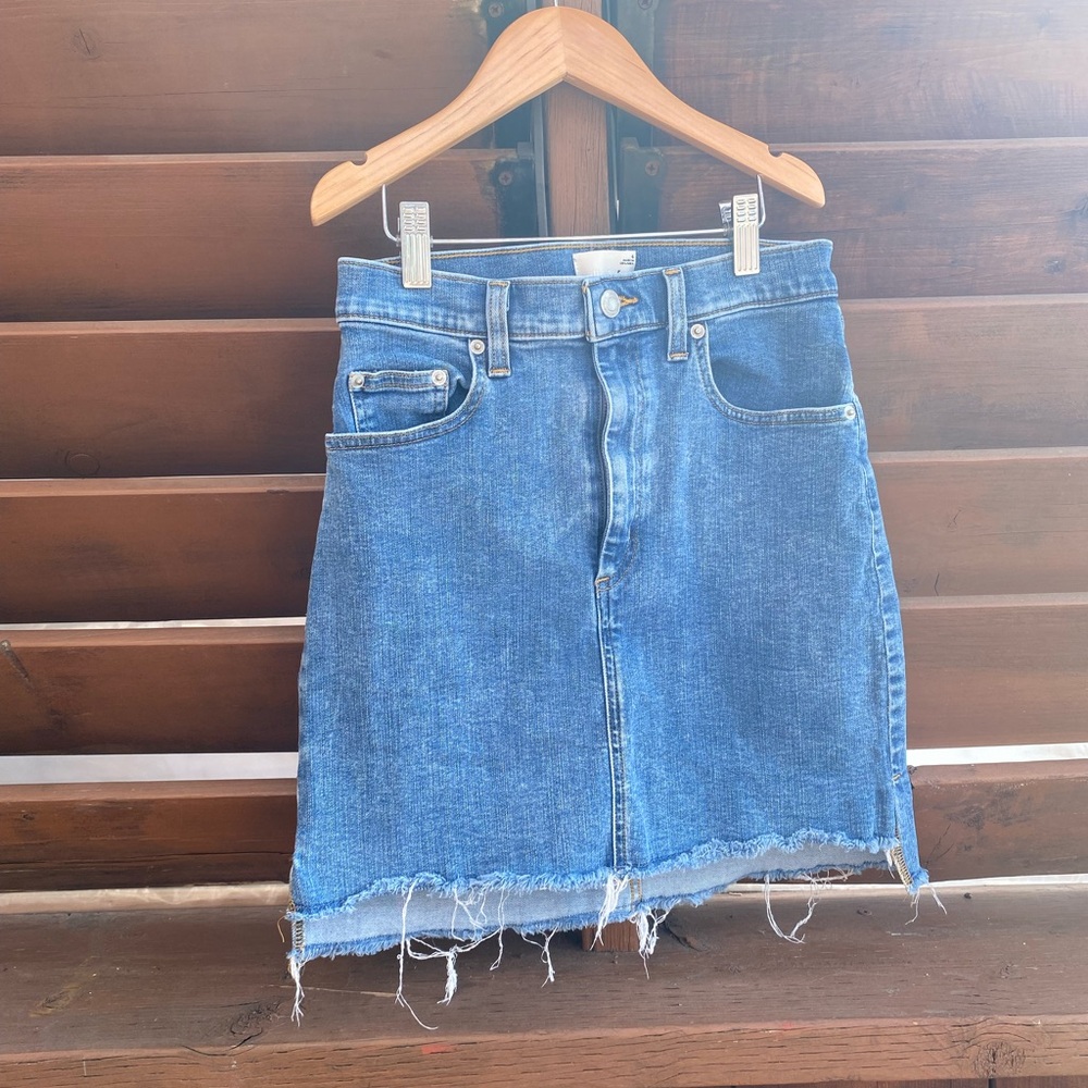 Wilfred Blue Denim Skirt